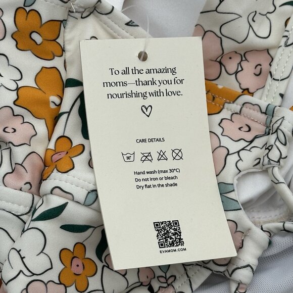 EvaMom Size Medium Nursing Mom Bathing Suit Swimsuit One Piece Tummy Control NWT - Picture 5 of 9